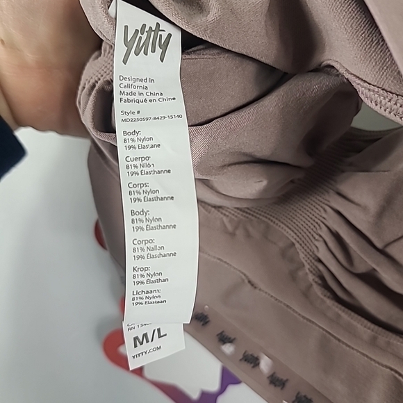 NEW Yitty Nearly Naked Shaping Midi Bra Size M/L Taupe Mink Me NWT $60 - Picture 6 of 6